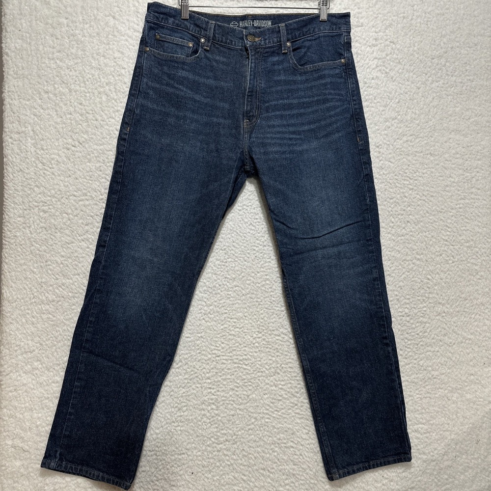 Harley-Davidson Genuine MotorClothes Straight Jeans 36 Original Traditional Fit‎